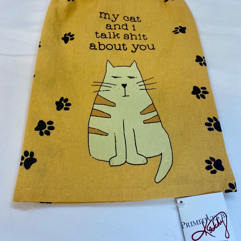 💕Primitives by Kathy ~ tea towel (NWT)💕